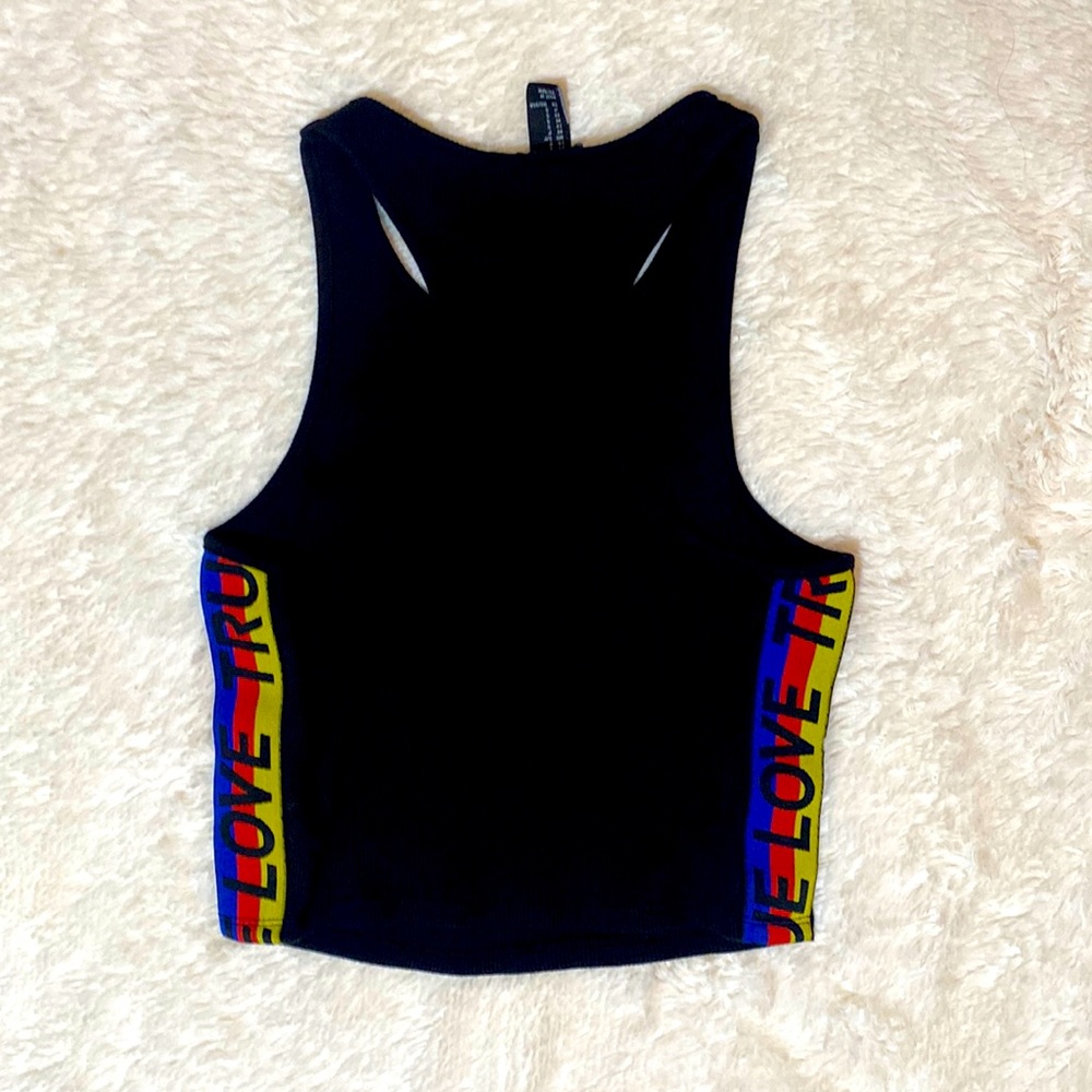 Forever 21 Black tank crop top